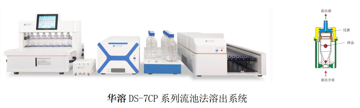 華溶 DS-7CP 系列流池法溶出系統